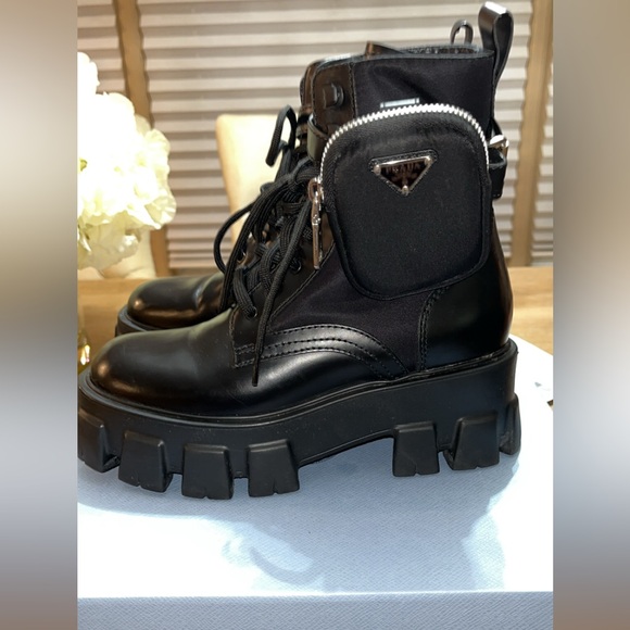 Prada Monolith and Re-Nylon Boot with pouch - Picture 6 of 9